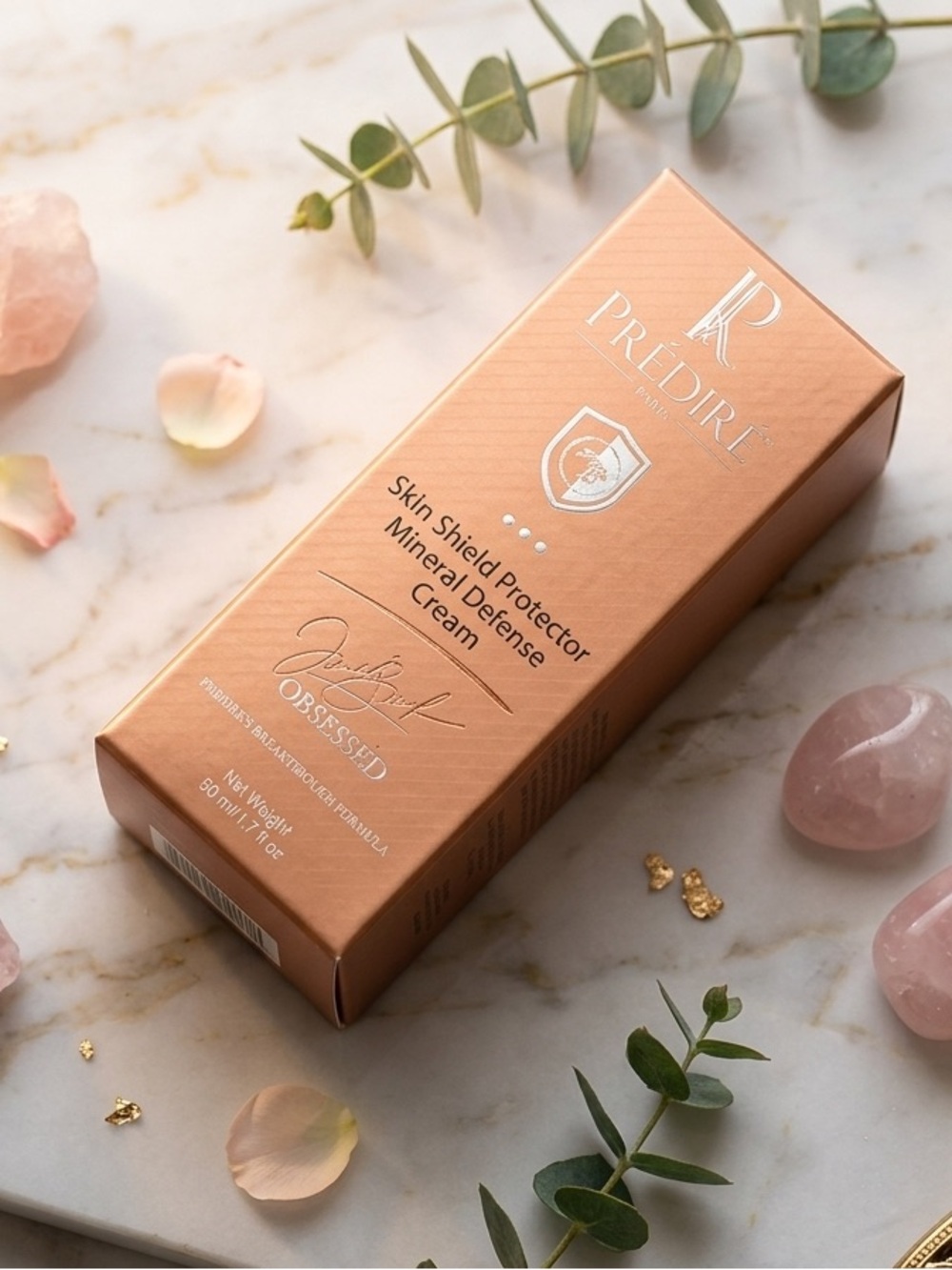 Predire Skin Shield Protector Mineral Defense Cream - Rose Gold